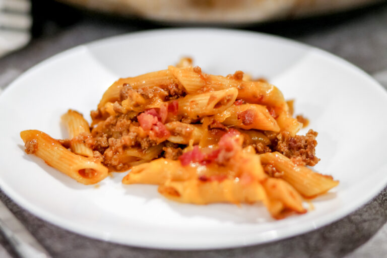 Bacon Cheeseburger Pasta