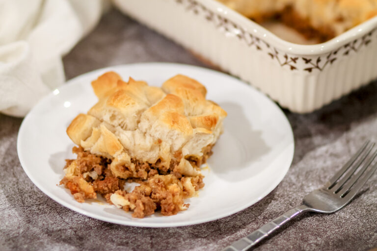 Sloppy Joe Biscuit Bake