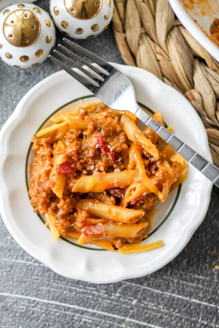 Bacon Cheeseburger Pasta