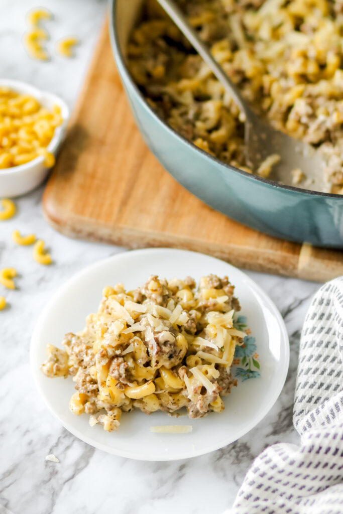 ground beef alfredo