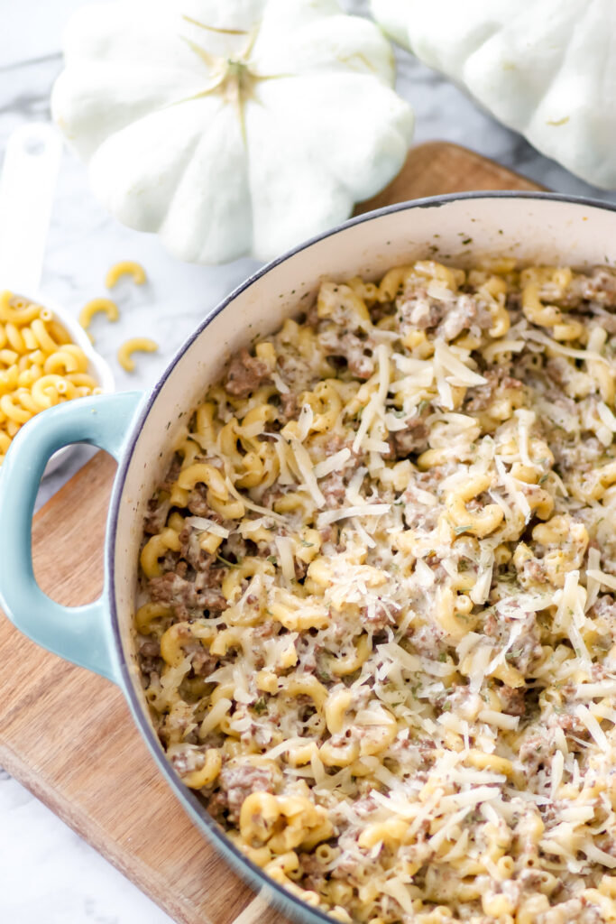 ground beef alfredo