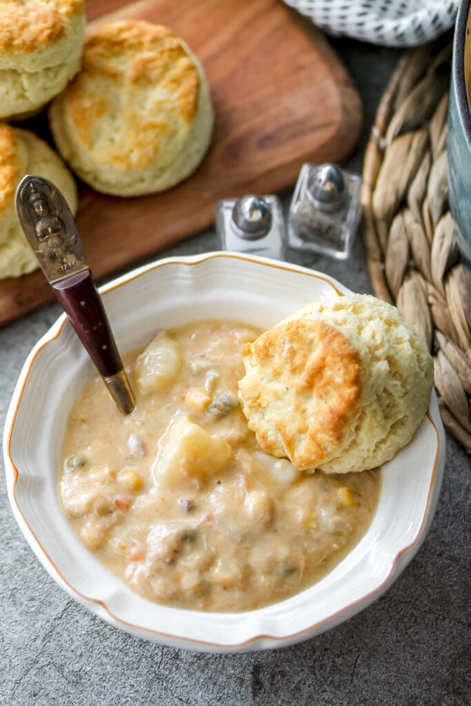 slow cooker chicken pot pie