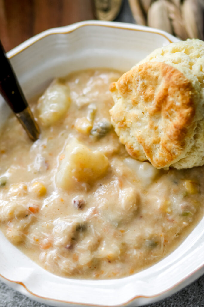 slow cooker chicken pot pie