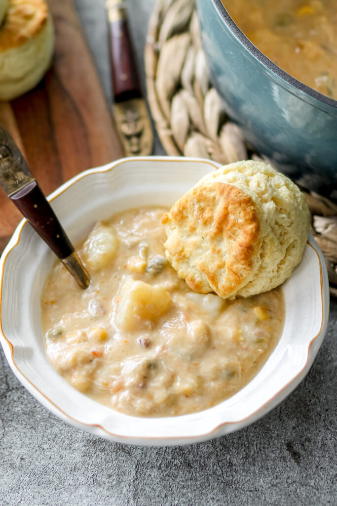 slow cooker chicken pot pie
