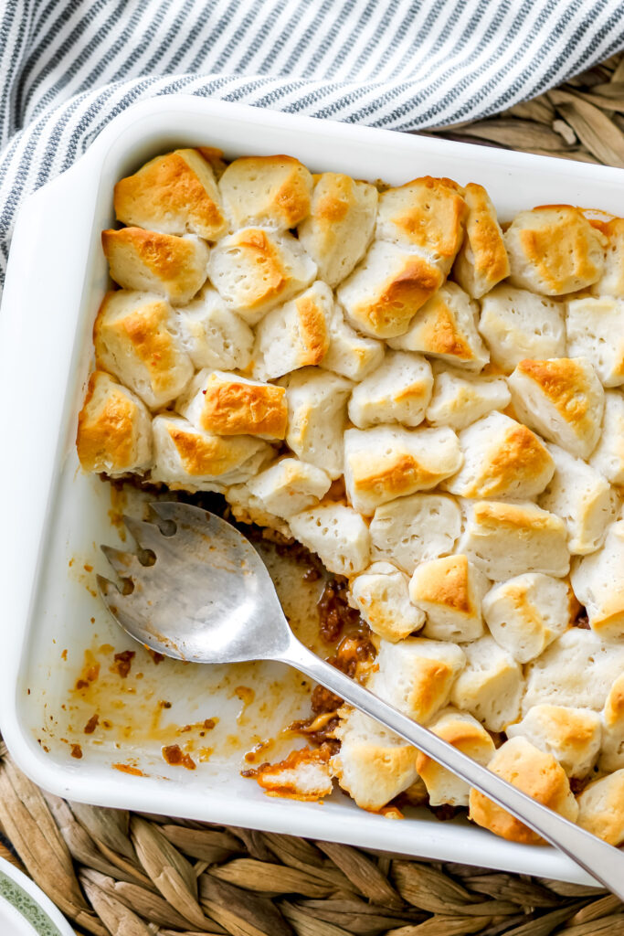 sloppy joe biscuit bake