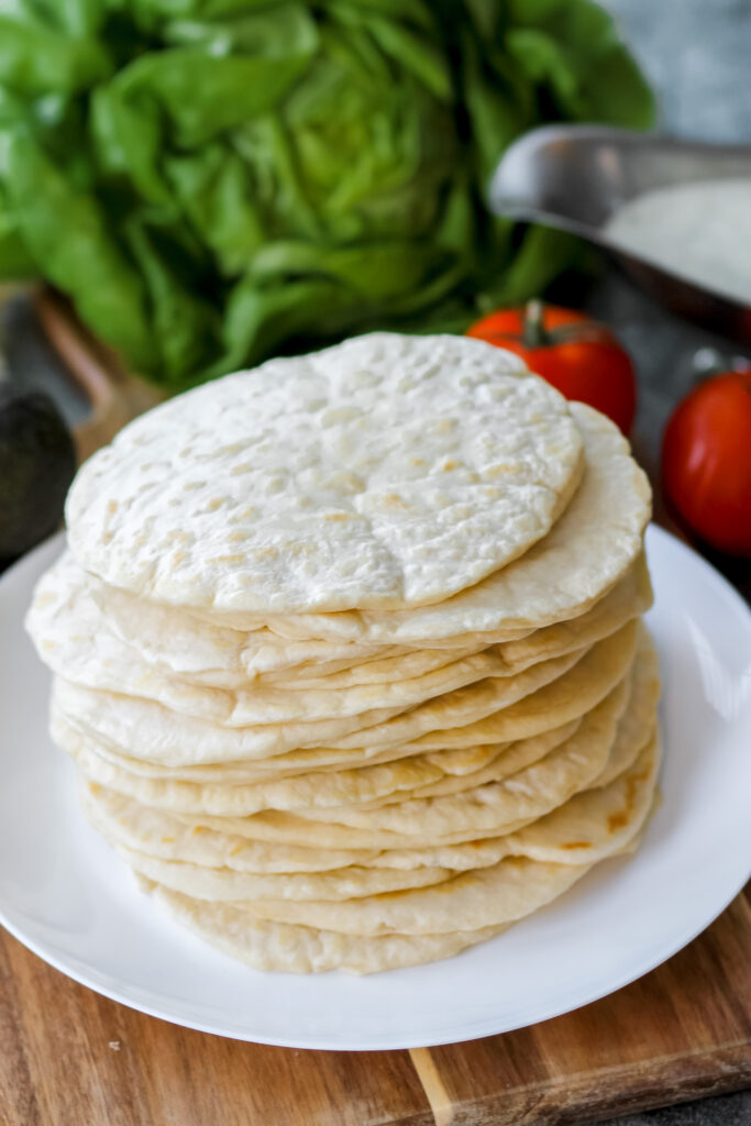 homemade flour tortillas