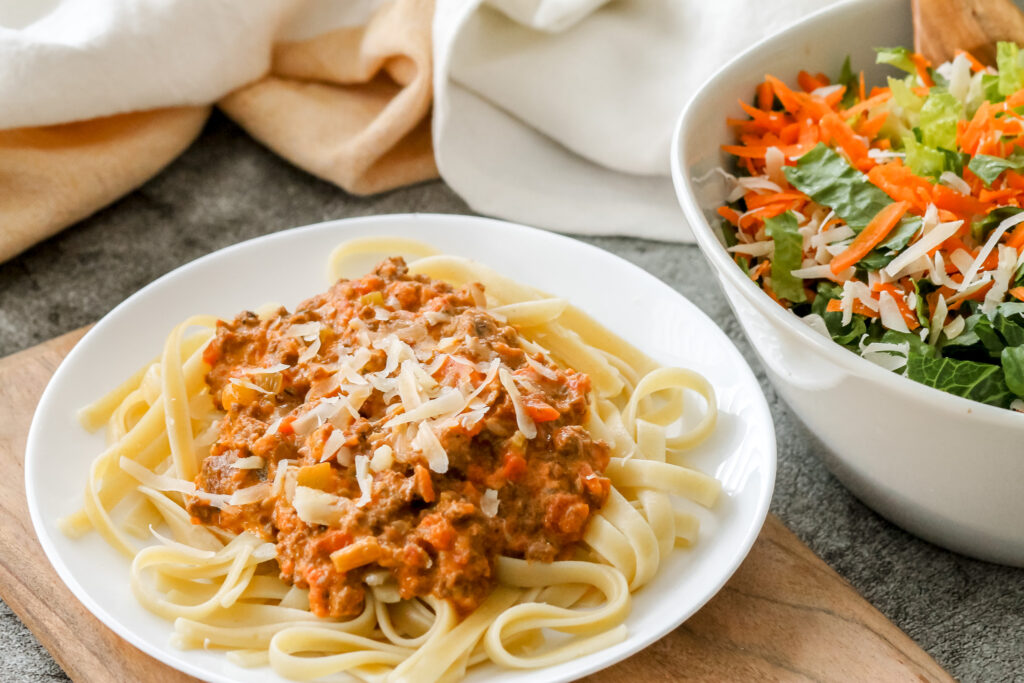 slow cooker beef Bolognese