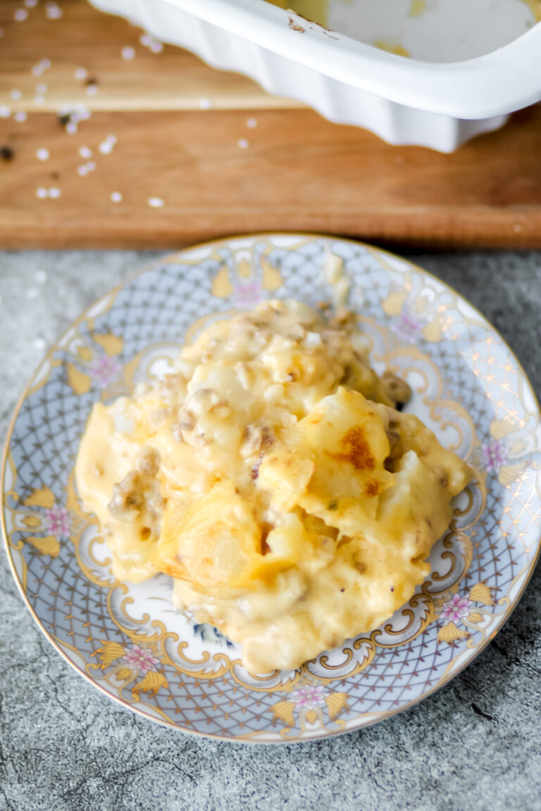 Ground Beef and Potato Casserole