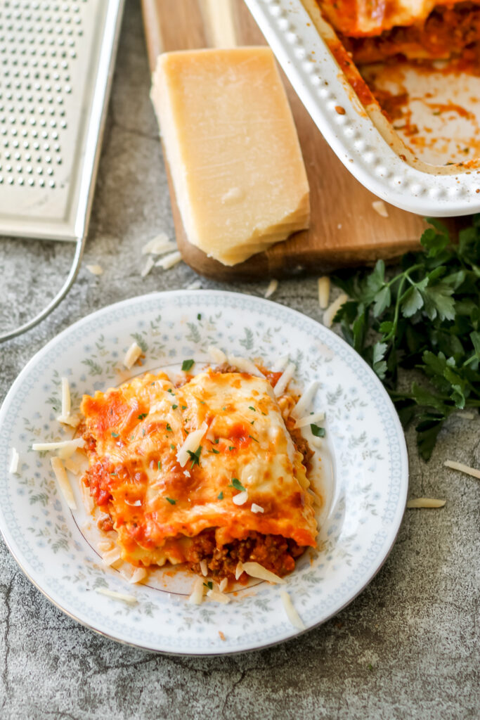 gluten free lazy lasagna