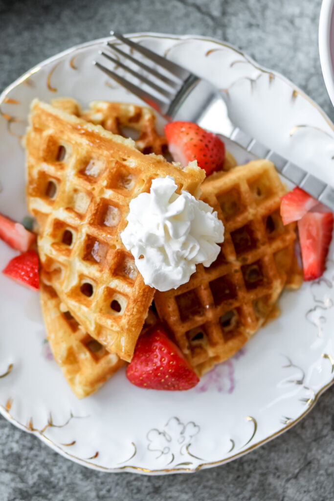 quick and easy homemade waffles