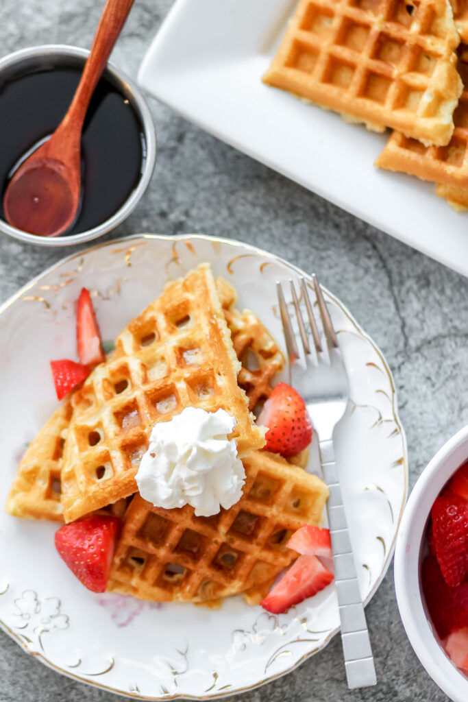 quick and easy homemade waffles