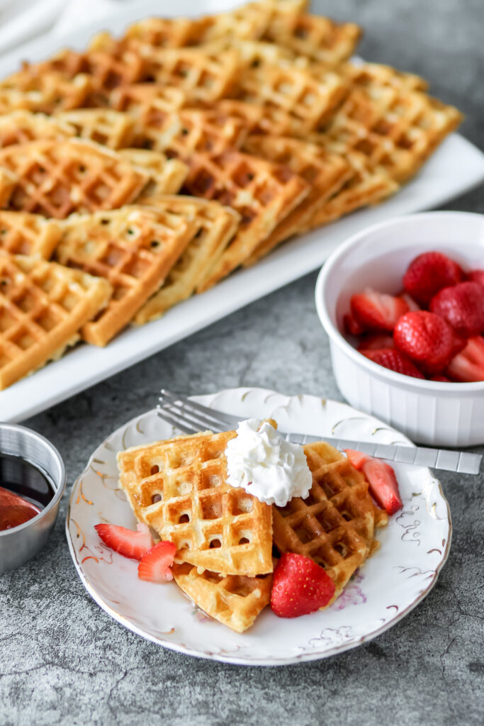 quick and easy homemade waffles