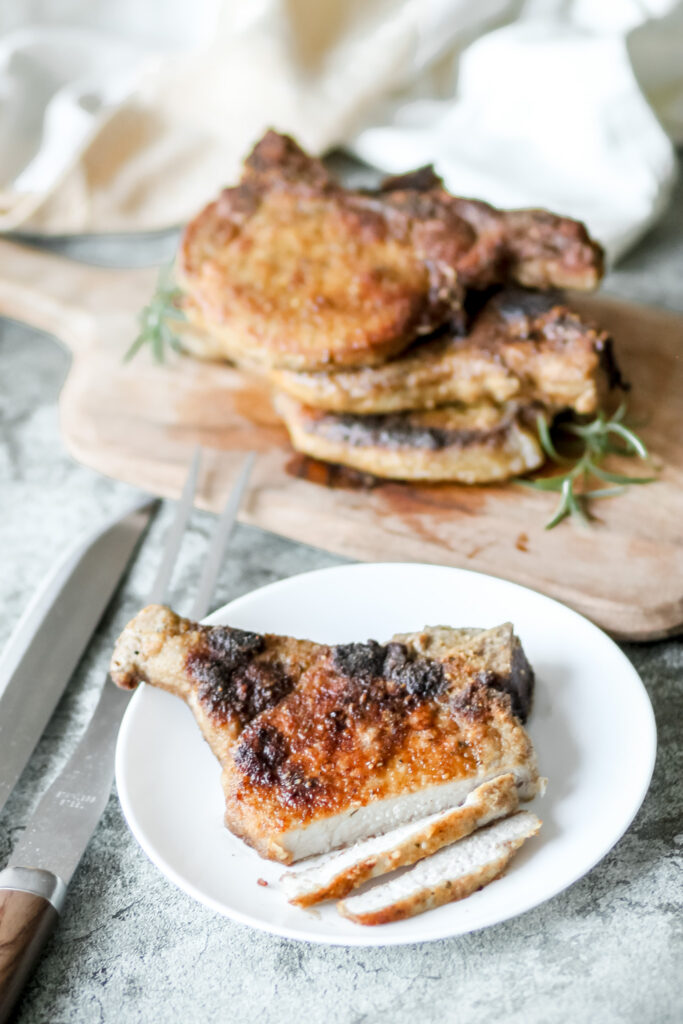 Parmesan Crusted Pork Chops