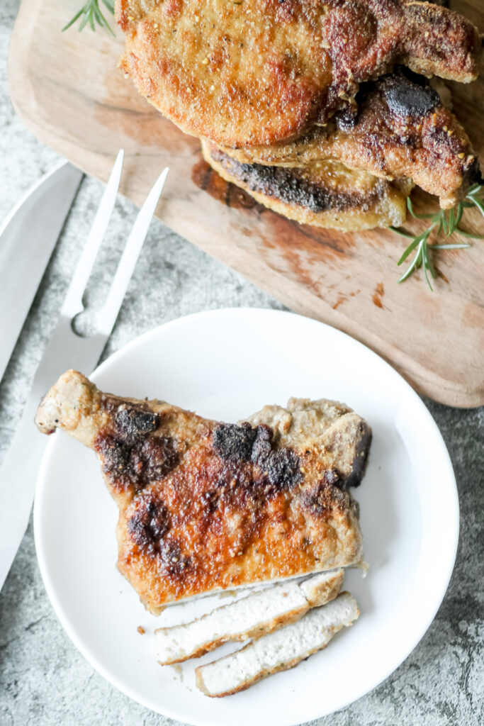 Parmesan Crusted Pork Chops