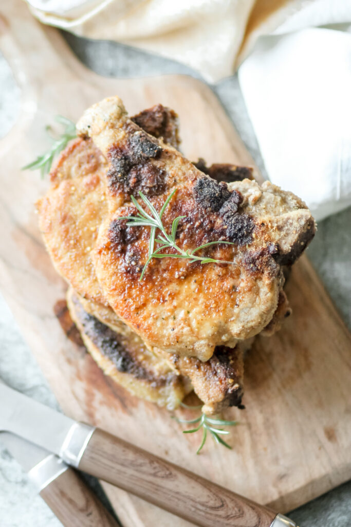 Parmesan Crusted Pork Chops