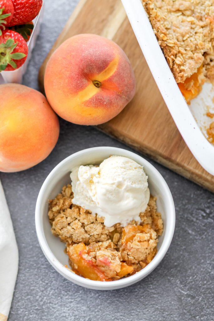 peach crisp