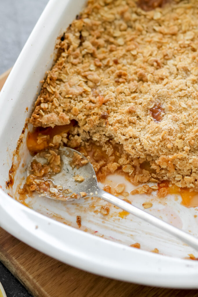 peach crisp