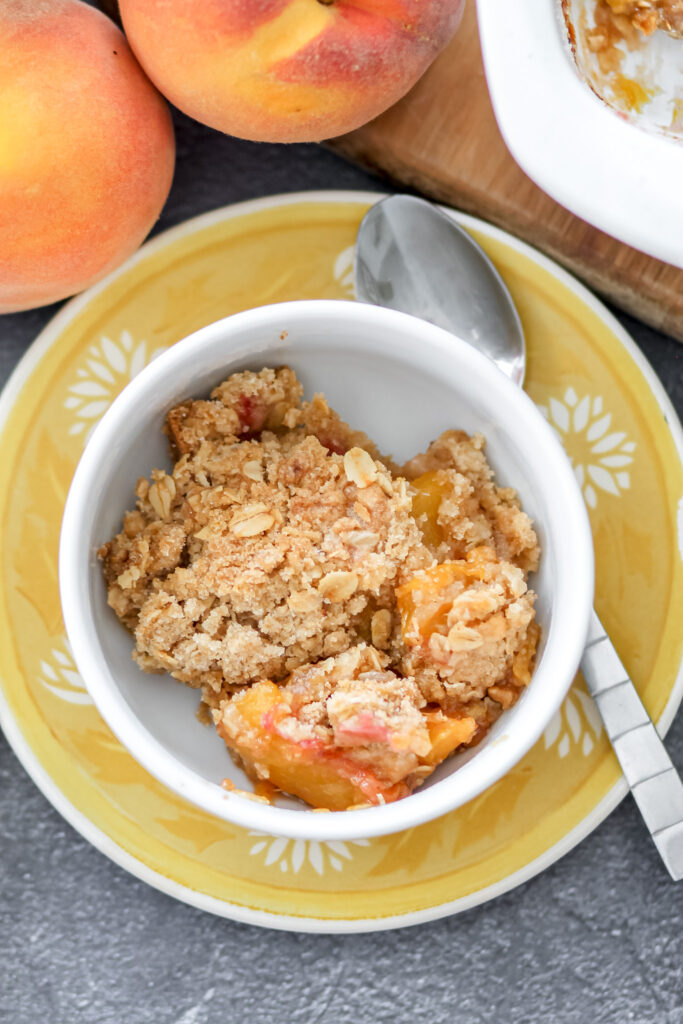 peach crisp