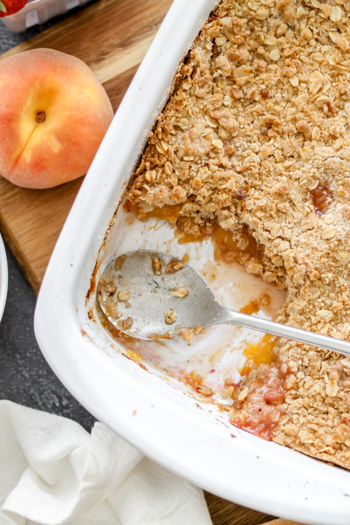 peach crisp