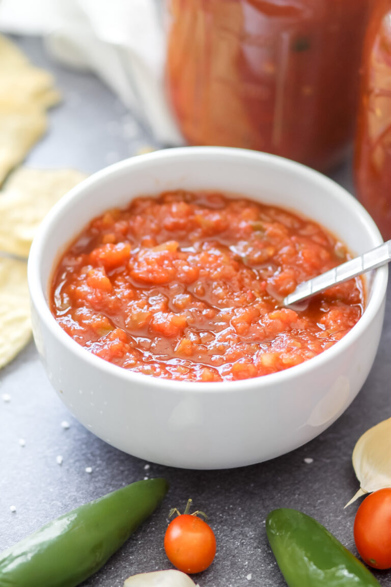 Canned Homemade Salsa