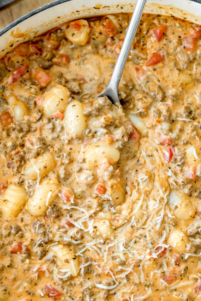 Gluten Free Ground Beef Gnocchi