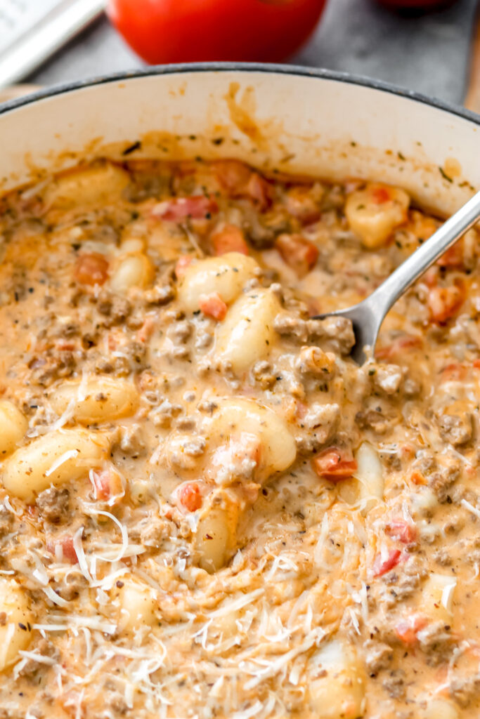 ground beef gnocchi