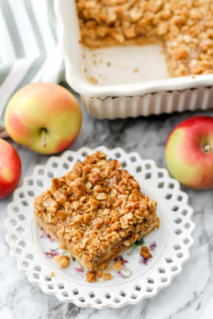 apple crisp bars