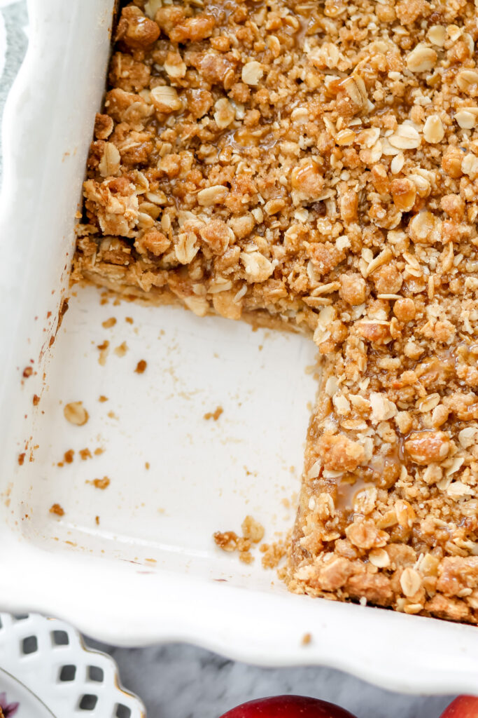 apple crisp bars