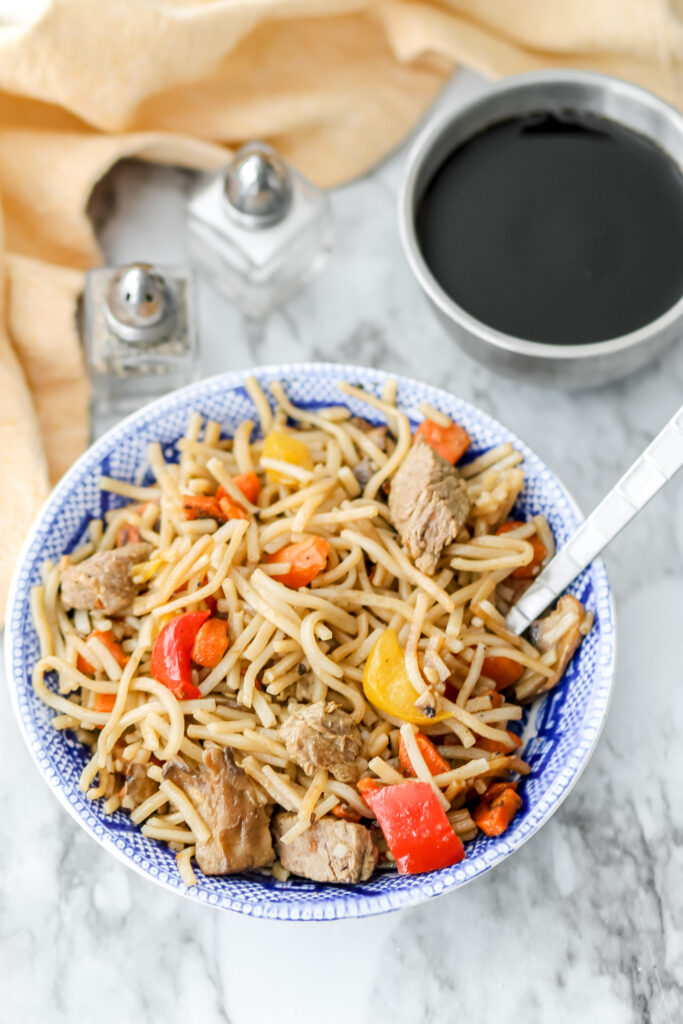 steak lo mein