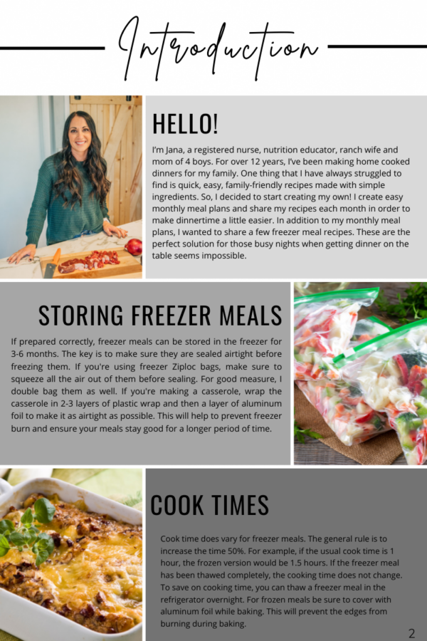 15 Family Friendly Freezer Meals - Image 2