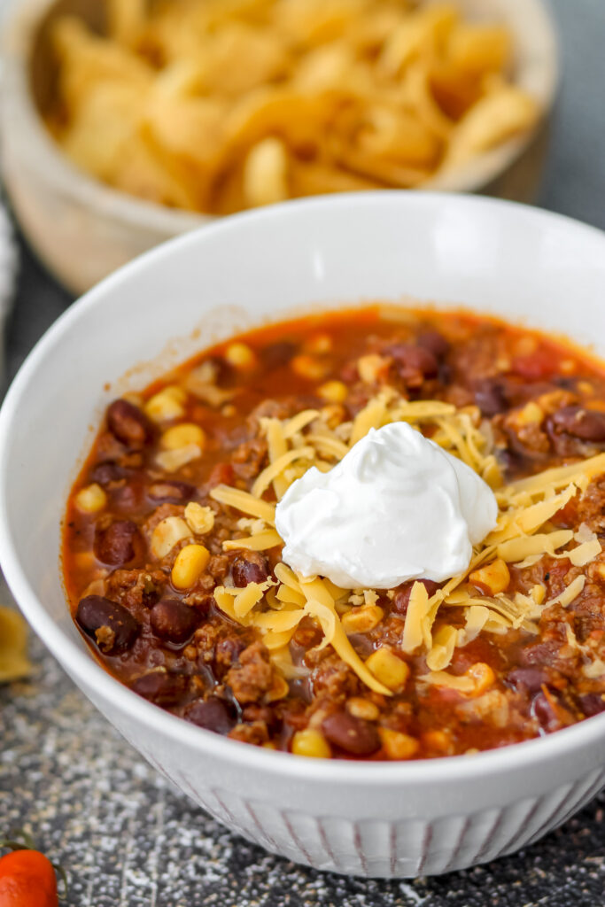 slow cooker taco soup