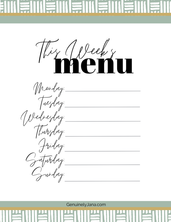 January Monthly Meal Plan - Image 5