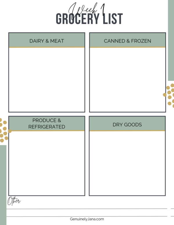 February Monthly Meal Plan - Image 3