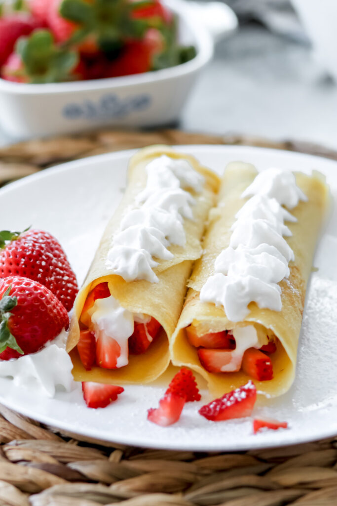 homemade crepes