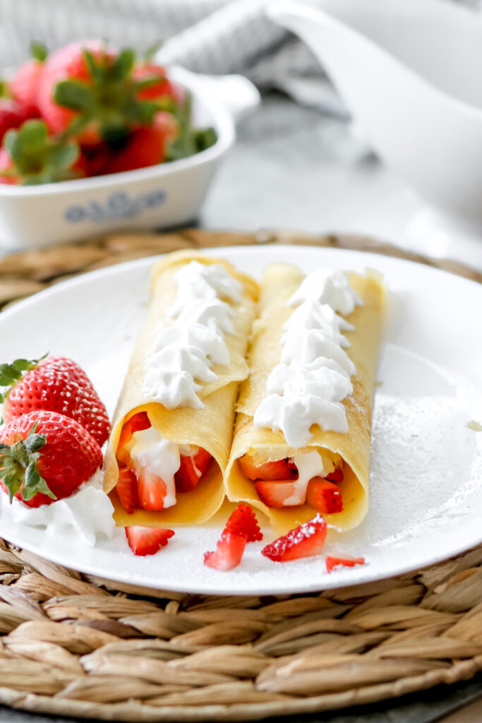 homemade crepes