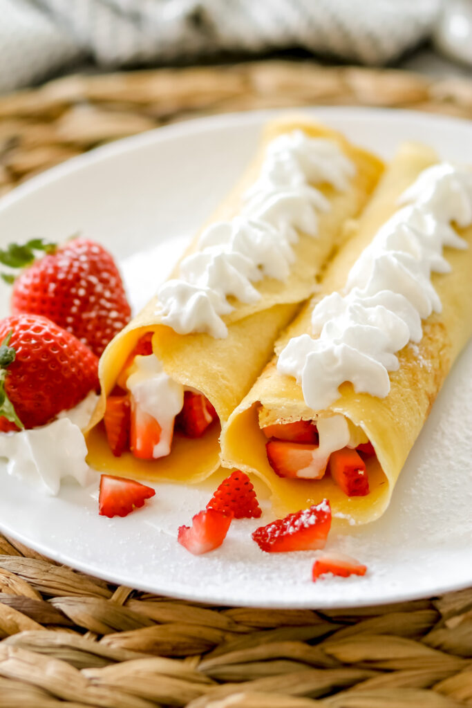 homemade crepes