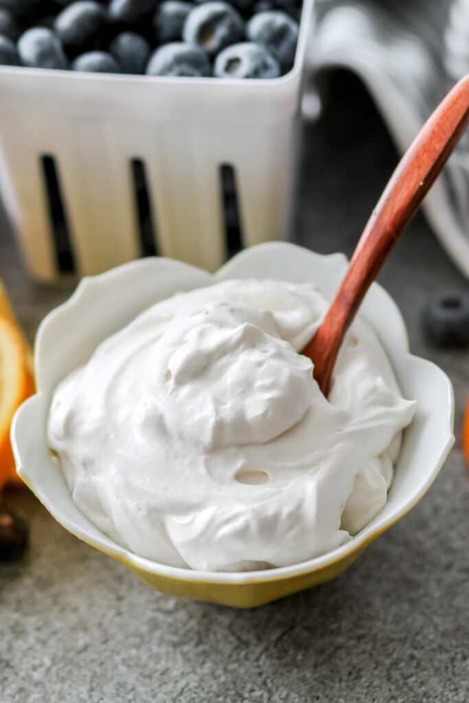 homemade whipped cream