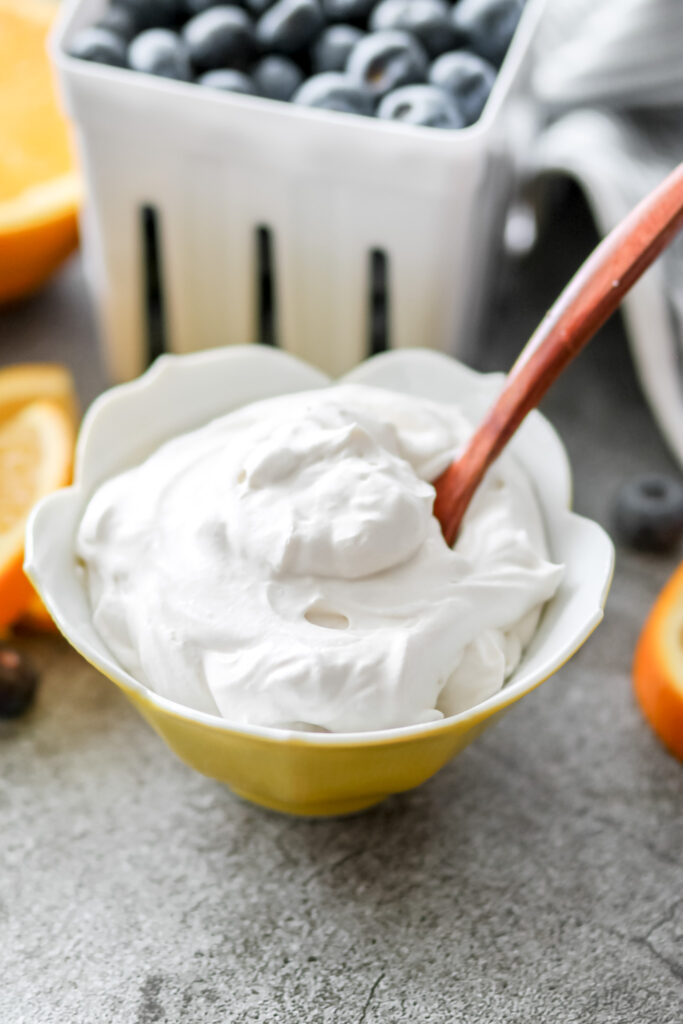 homemade whipped cream