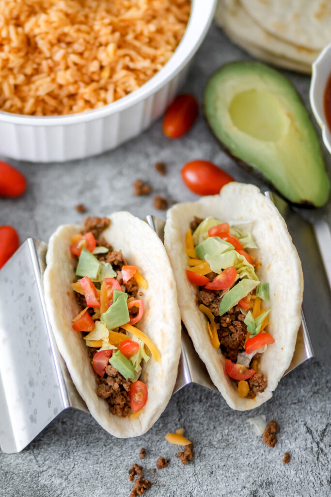 ground beef tacos