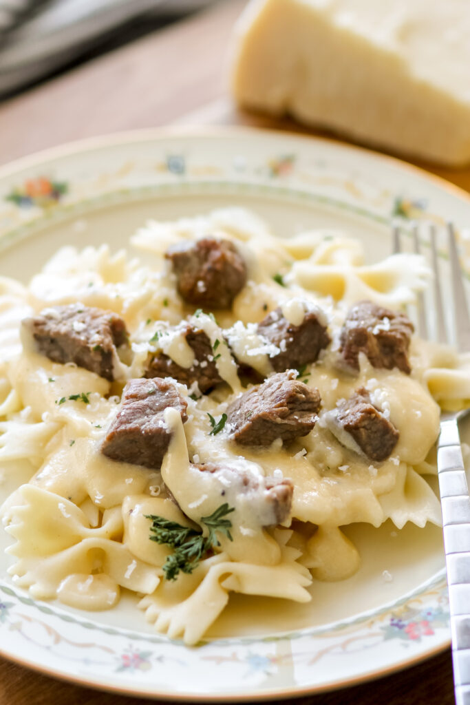 steak alfredo