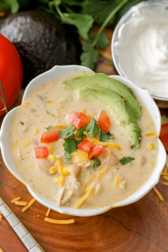 creamy white chicken chili