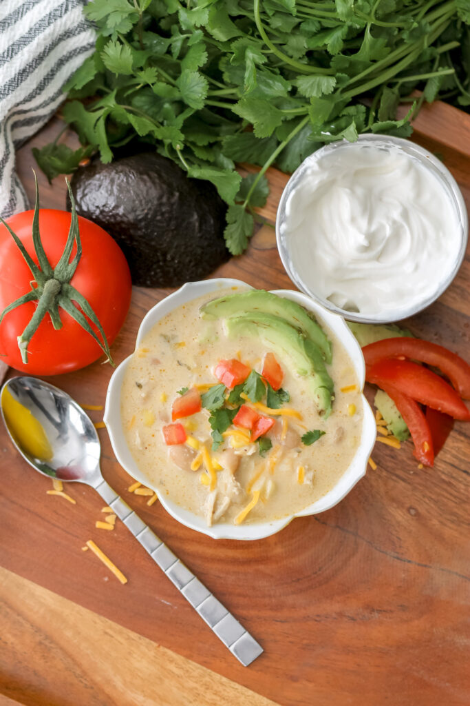 creamy white chicken chili