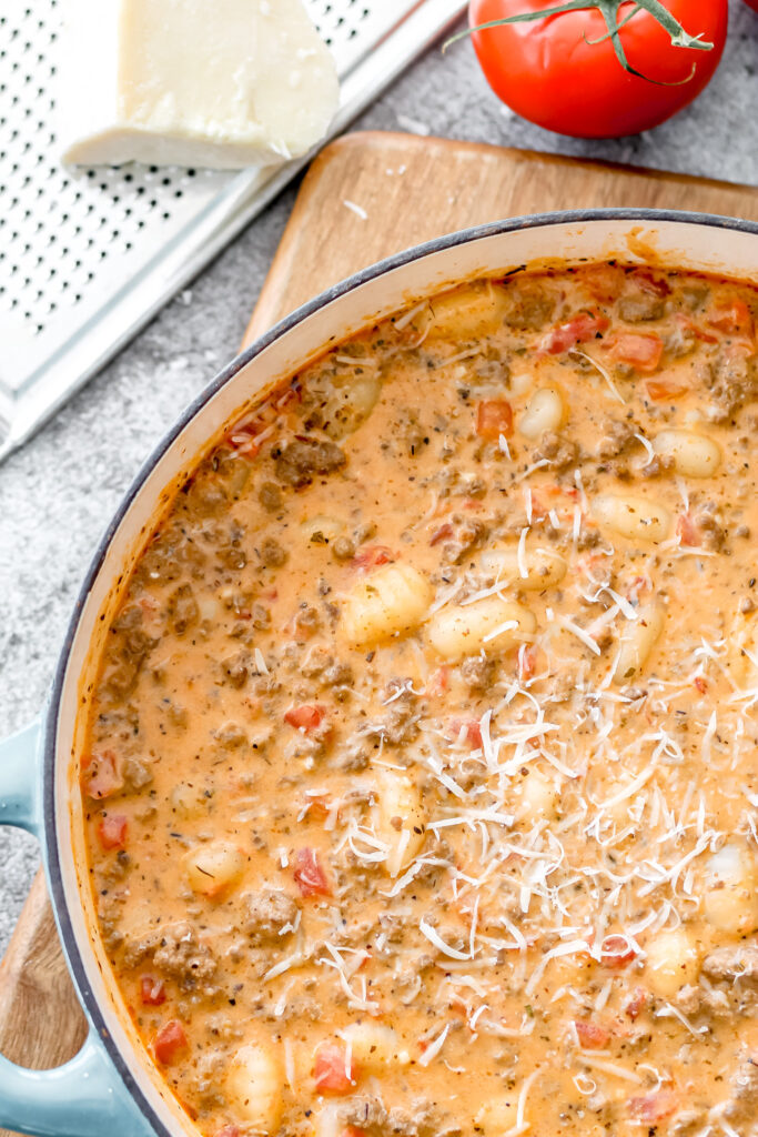 ground beef gnocchi