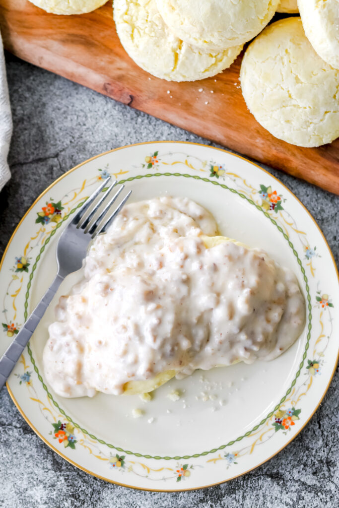 gluten free biscuits and gravy
