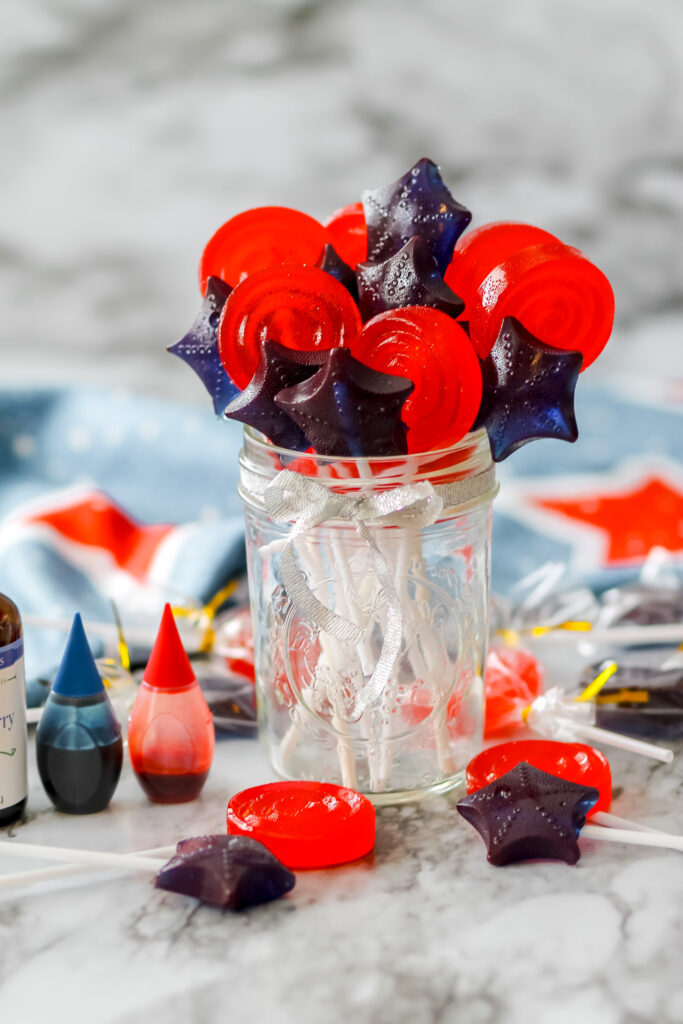 homemade lollipops