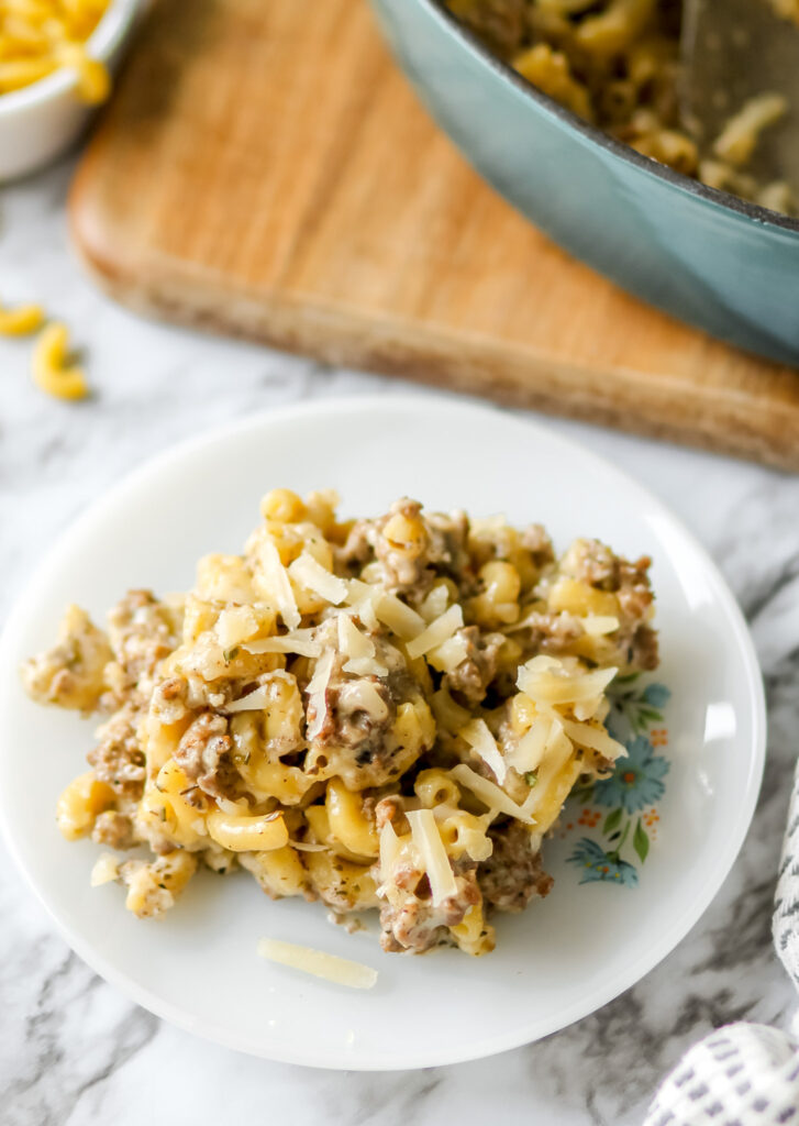 gluten free ground beef alfredo