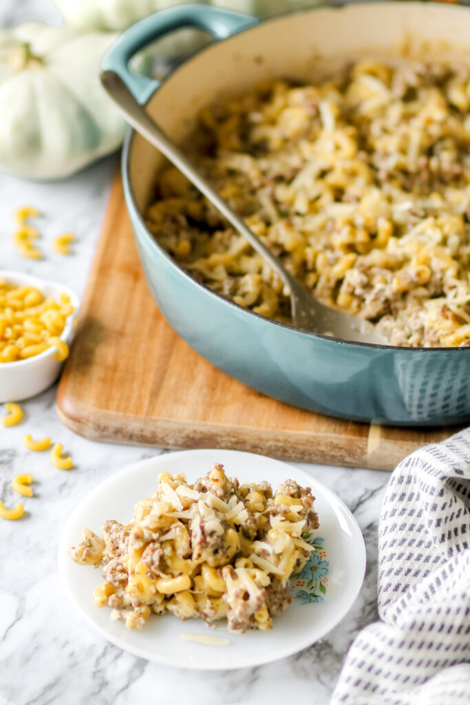 gluten free ground beef alfredo