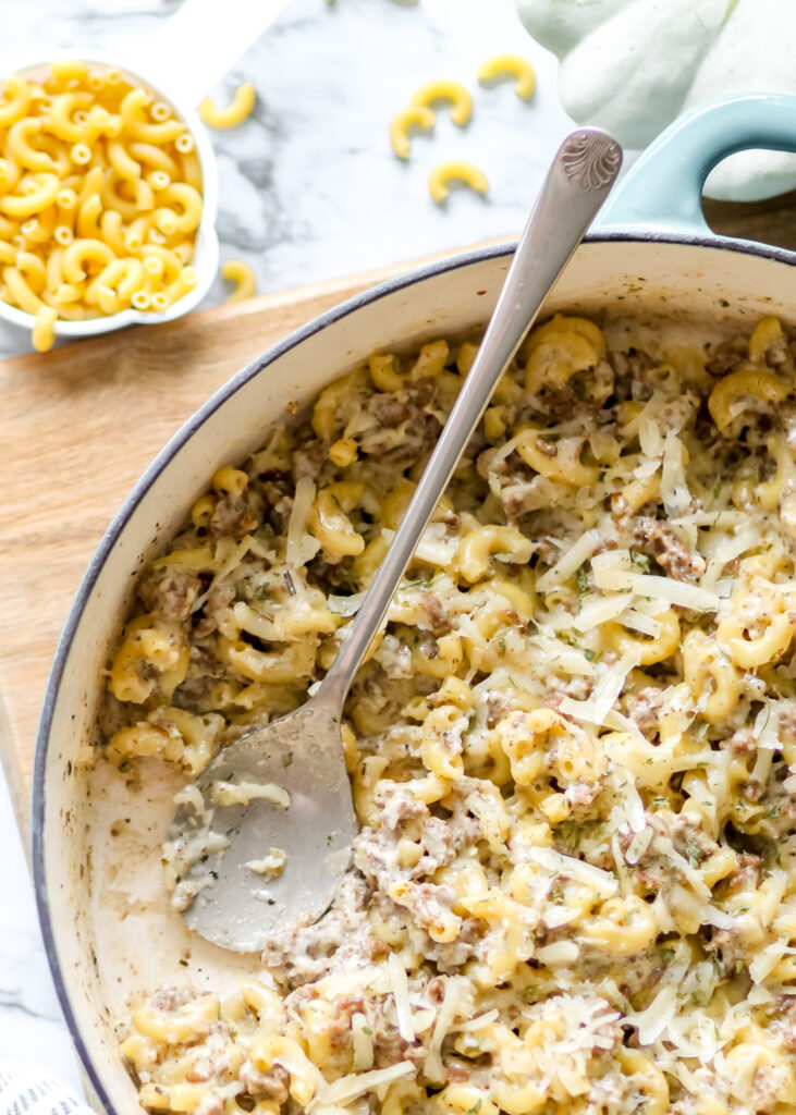 gluten free ground beef alfredo