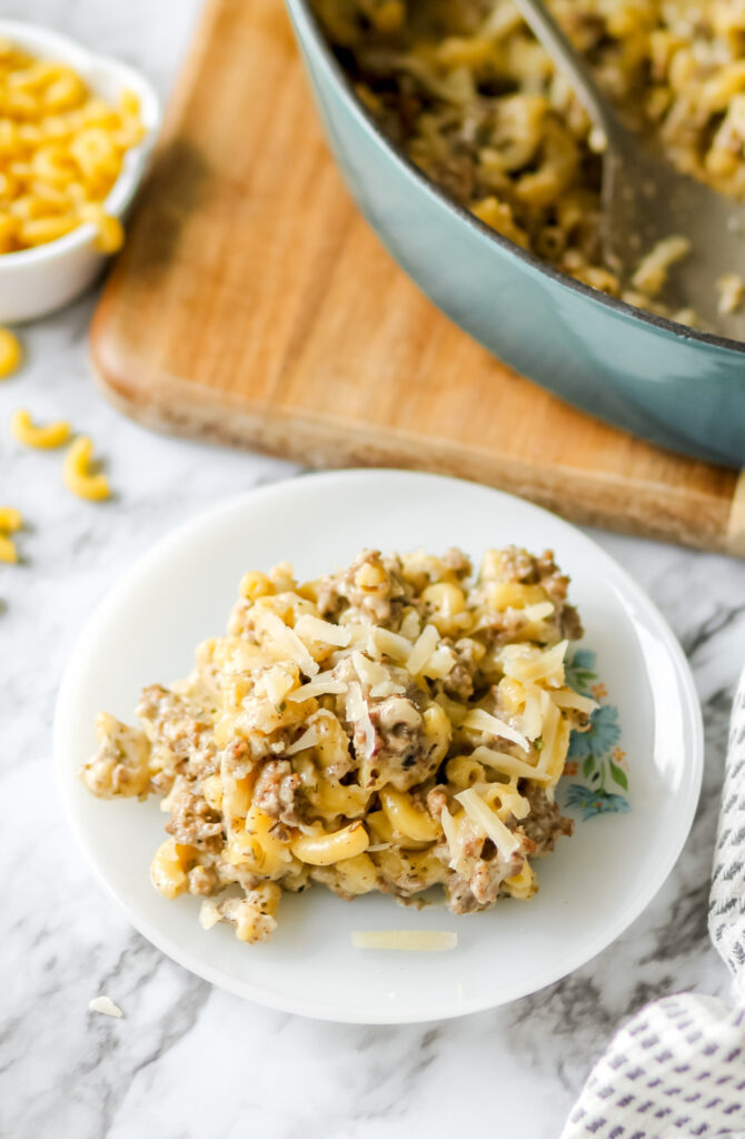 gluten free ground beef alfredo