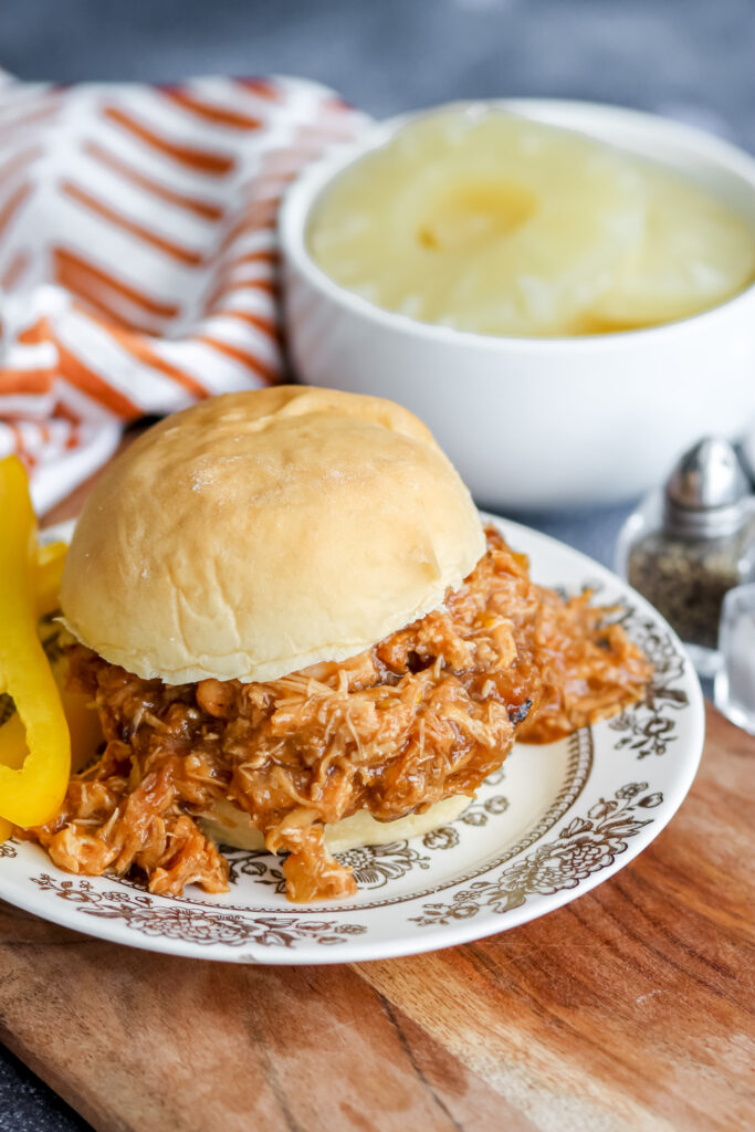 slow cooker Polynesian BBQ chicken